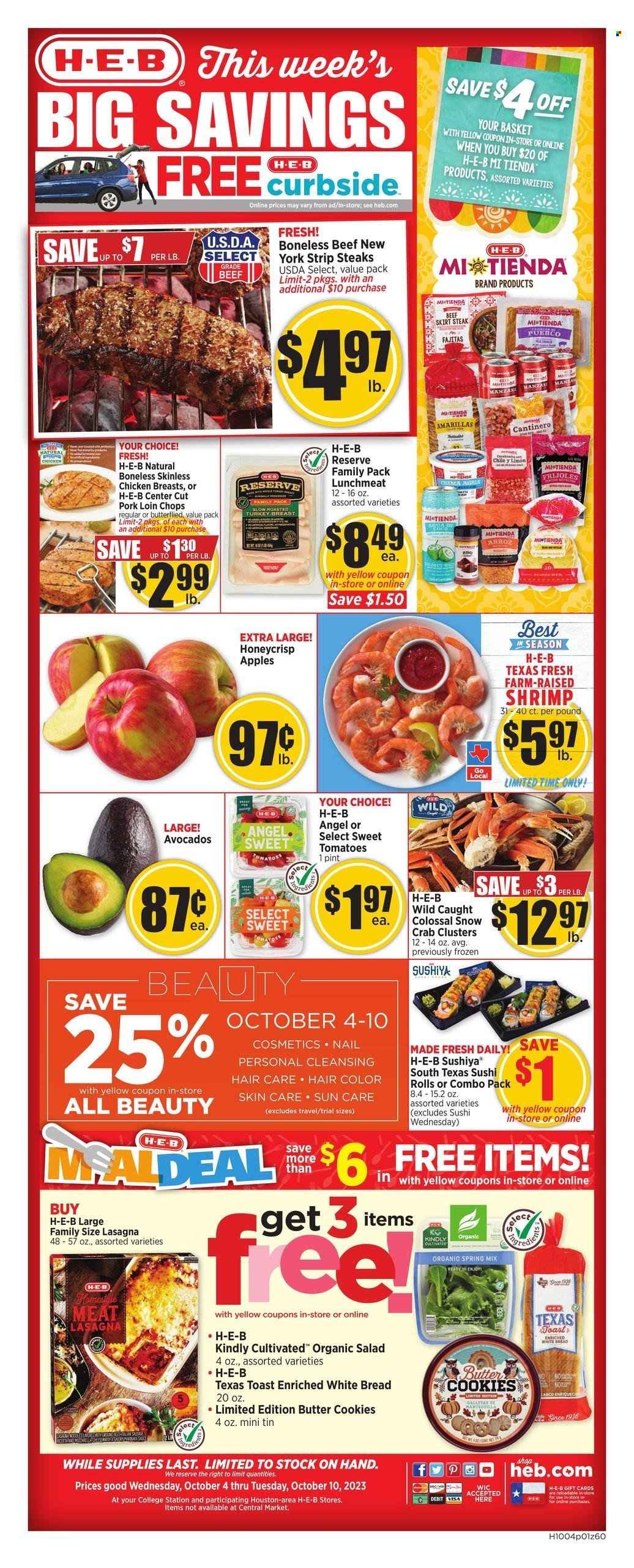H-E-B ad - 10/04/2023 - 10/10/2023. Page 1