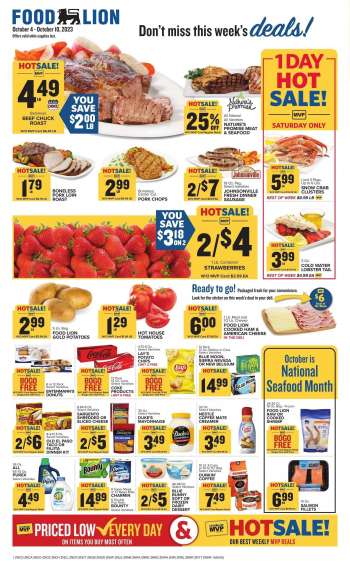 Food Lion Flyer - 10/04/2023 - 10/10/2023.