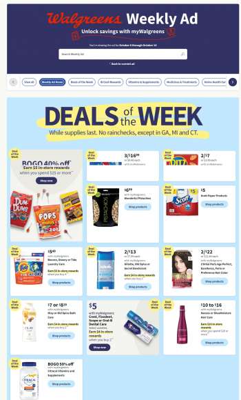 Walgreens Flyer - 10/08/2023 - 10/14/2023.