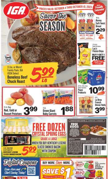 IGA Flyer - October 04, 2023 - October 10, 2023.