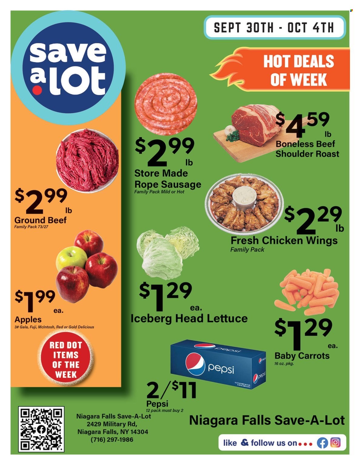 Save a Lot ad - 09/29/2023 - 10/04/2023. Page 1