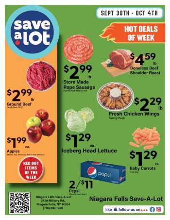 Save a Lot Flyer - 09/29/2023 - 10/04/2023.