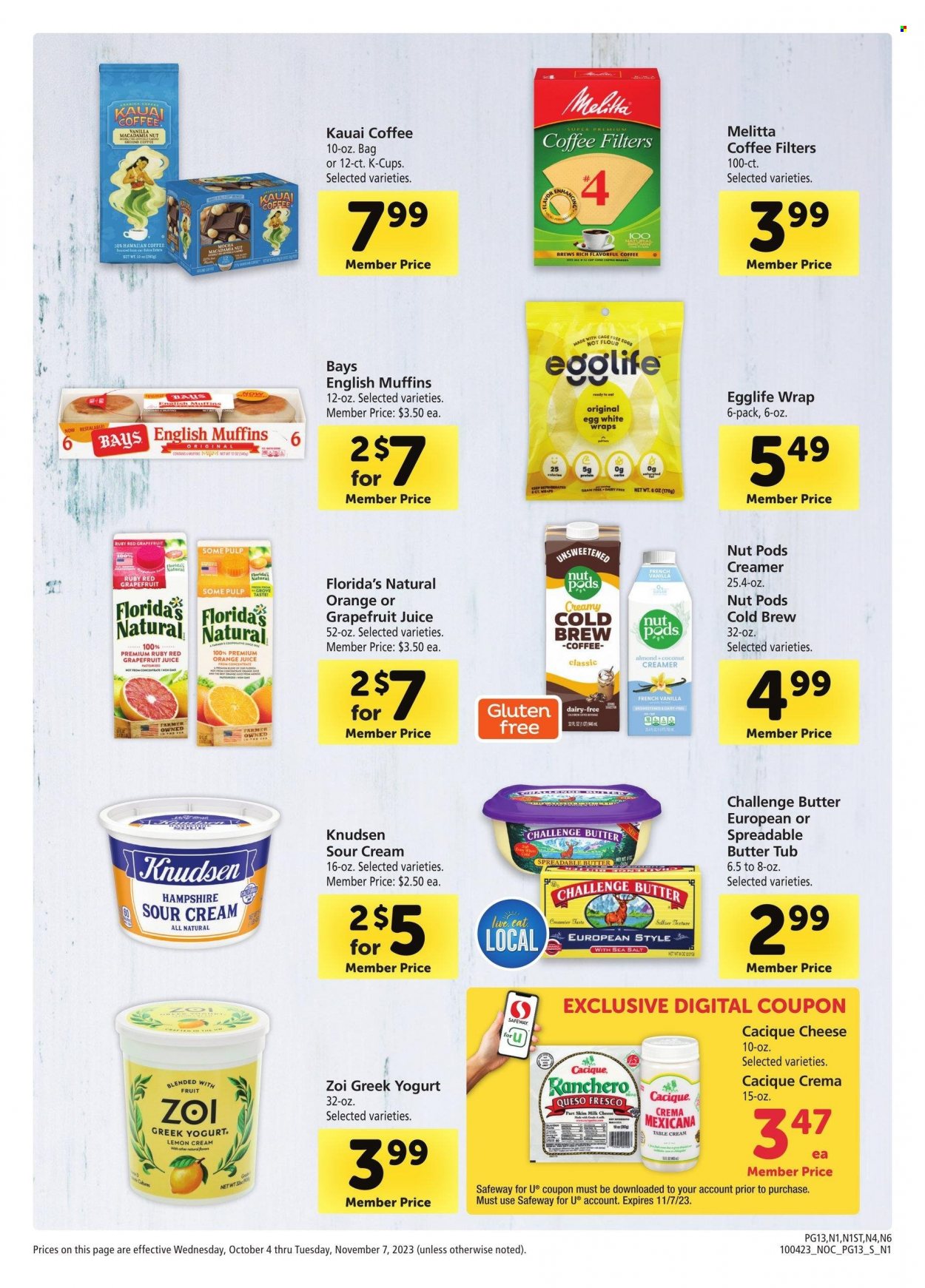 Safeway ad - 10/04/2023 - 11/07/2023. Page 13