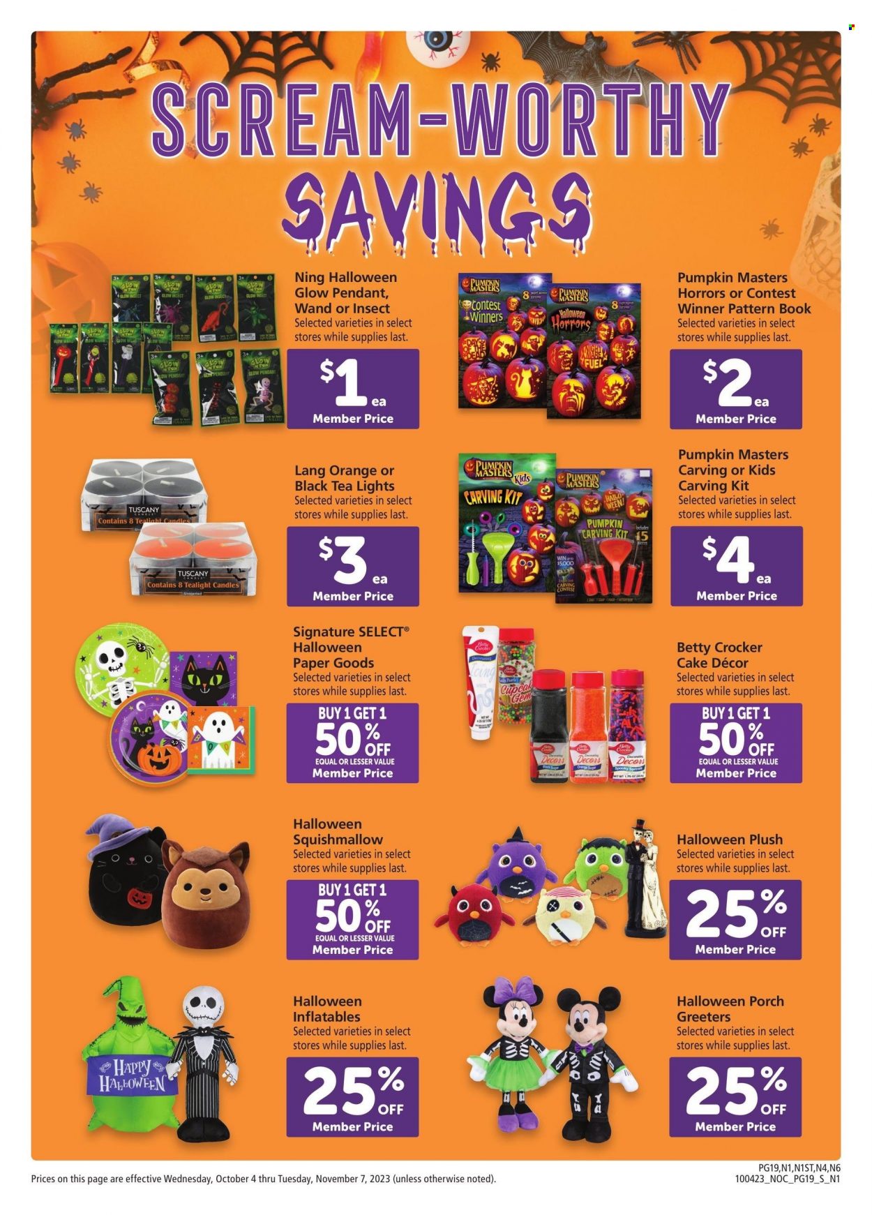Safeway ad - 10/04/2023 - 11/07/2023. Page 19