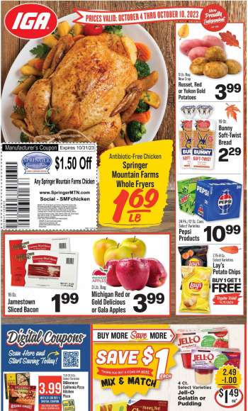 IGA Flyer - 10/04/2023 - 10/10/2023.