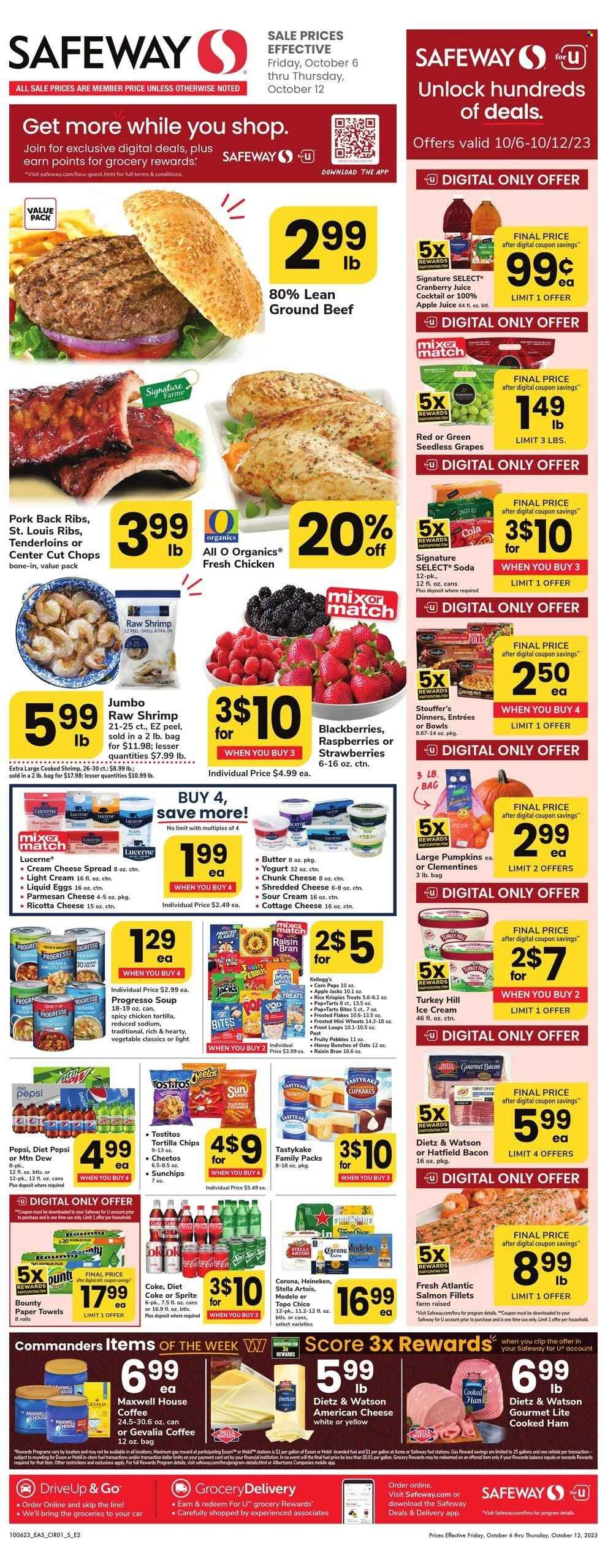 Safeway ad - 10/06/2023 - 10/12/2023. Page 1