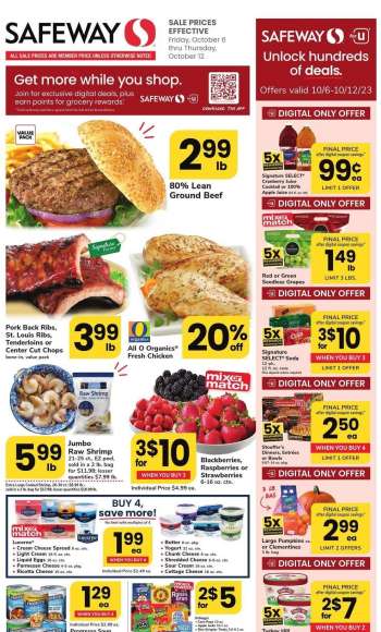 Safeway Flyer - 10/06/2023 - 10/12/2023.