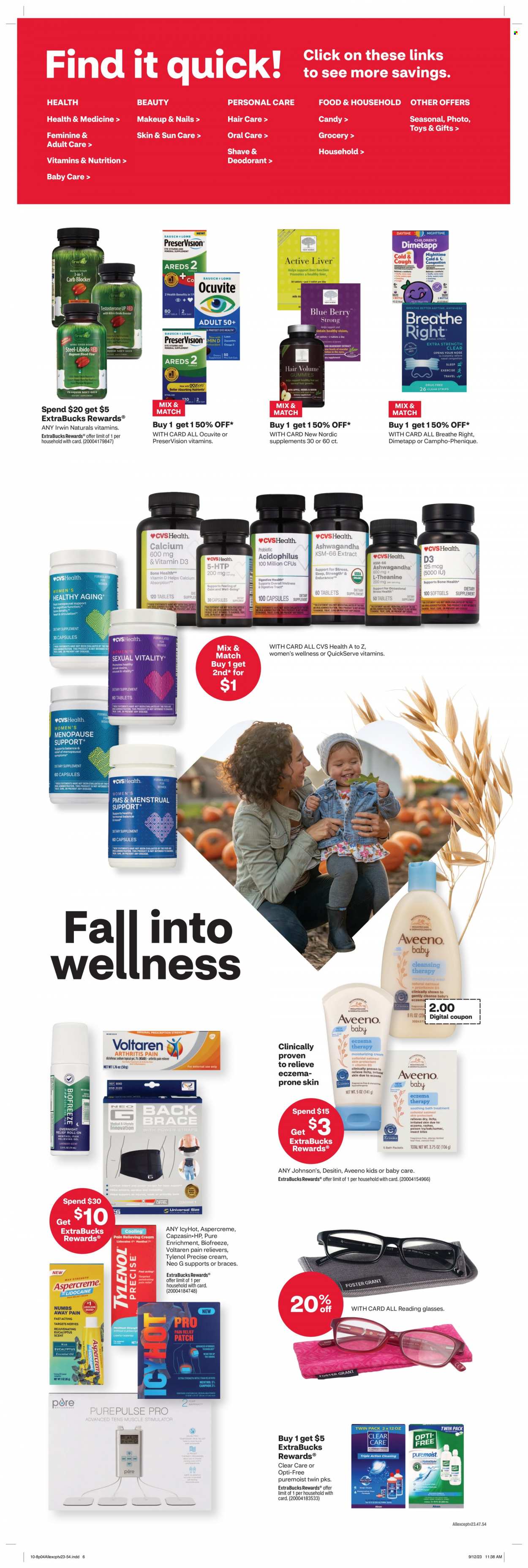 CVS Pharmacy ad - 10/08/2023 - 10/14/2023. Page 4