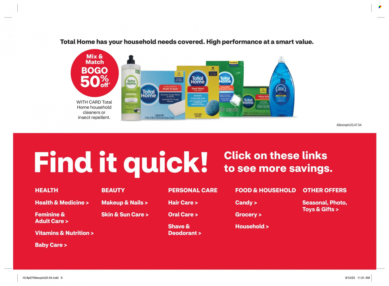 CVS Pharmacy ad - 10/08/2023 - 10/14/2023. Page 7