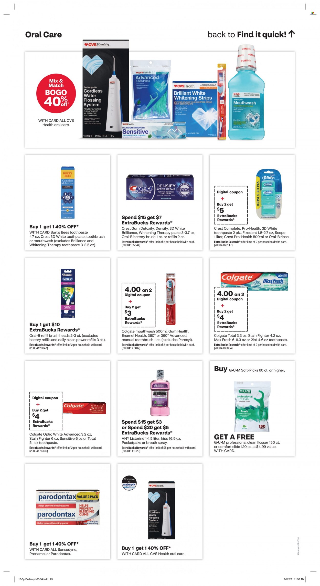 CVS Pharmacy ad - 10/08/2023 - 10/14/2023. Page 15