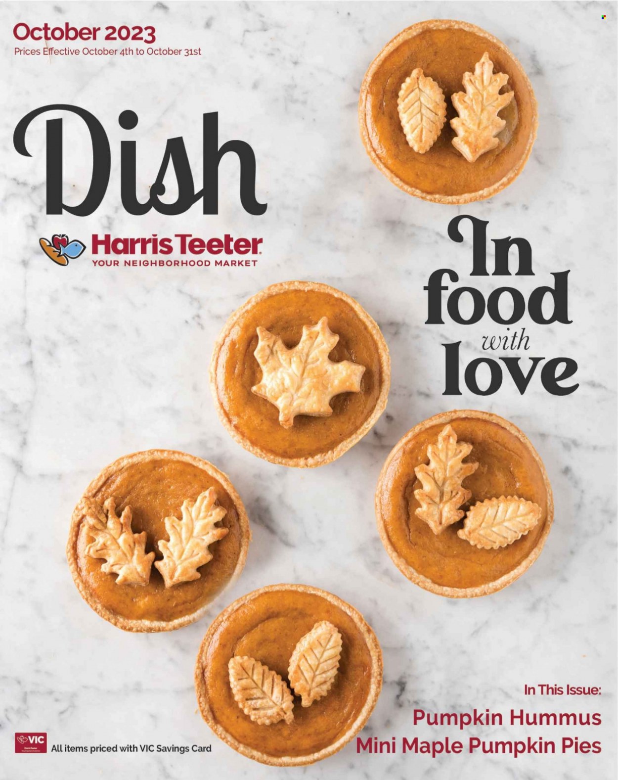 Harris Teeter ad - 10/04/2023 - 10/31/2023. Page 1