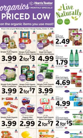 Harris Teeter Flyer - 10/04/2023 - 10/31/2023.