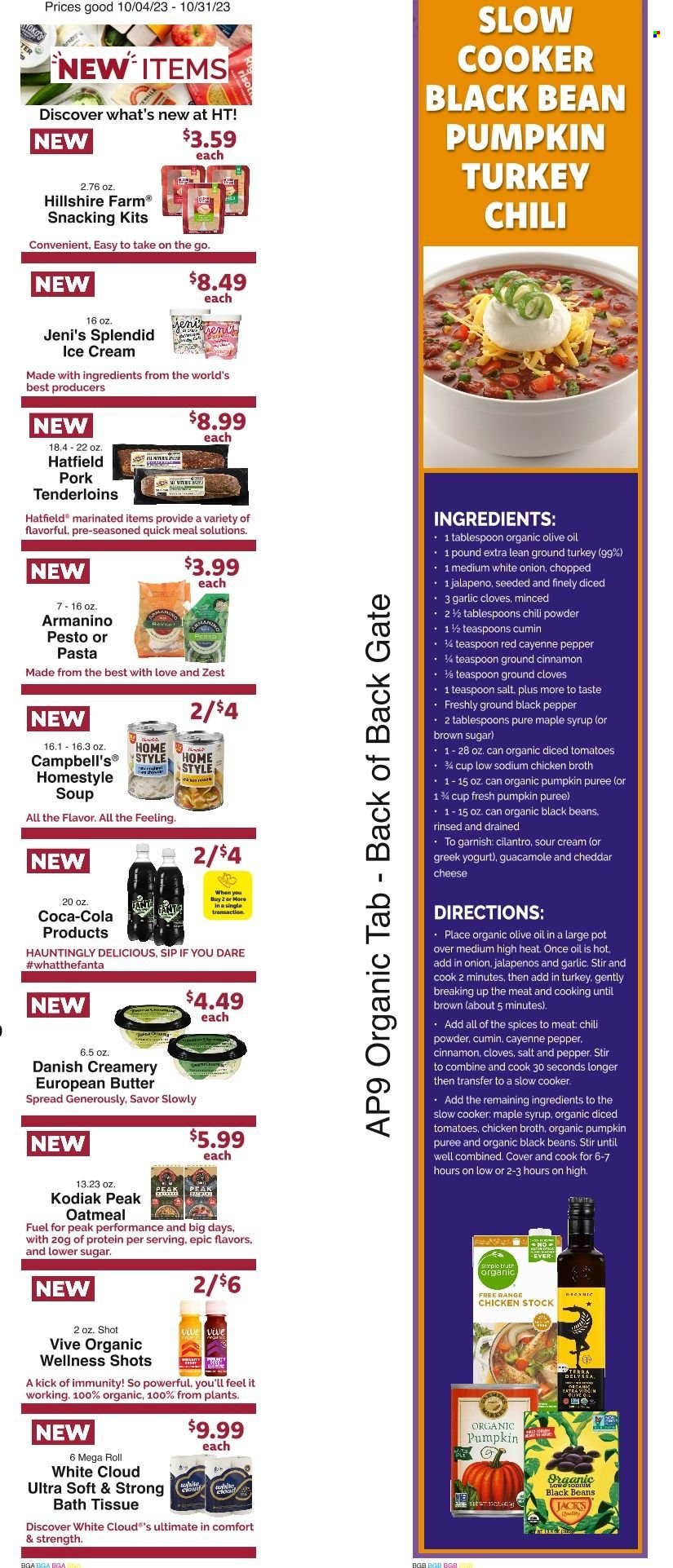 Harris Teeter ad - 10/04/2023 - 10/31/2023. Page 3