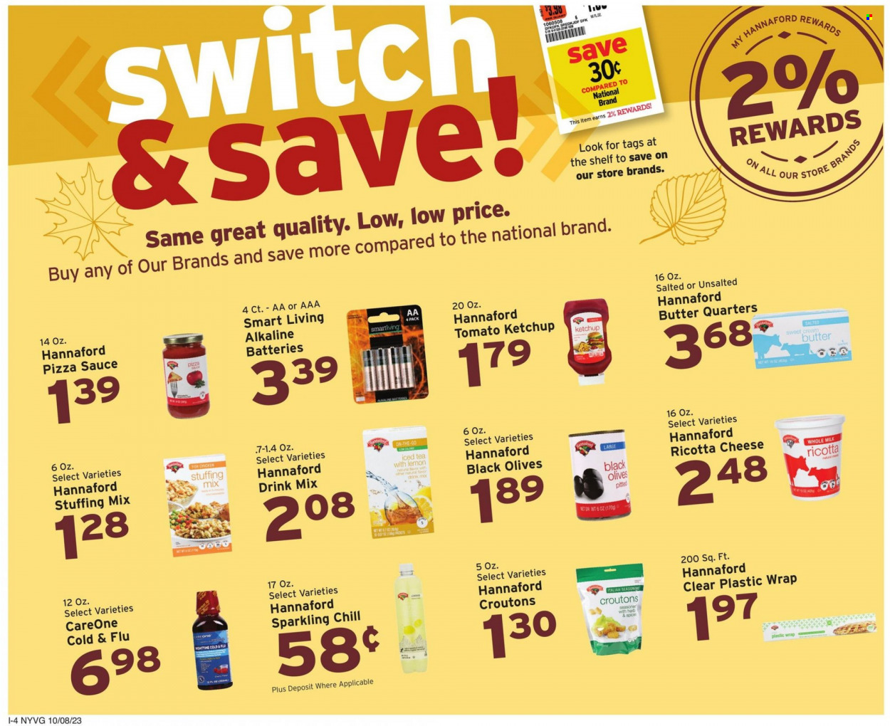 Hannaford ad - 10/08/2023 - 10/14/2023. Page 12