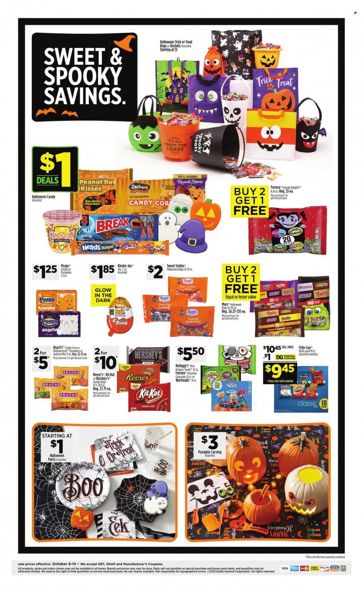Dollar General ad - 10/08/2023 - 10/14/2023. Page 1