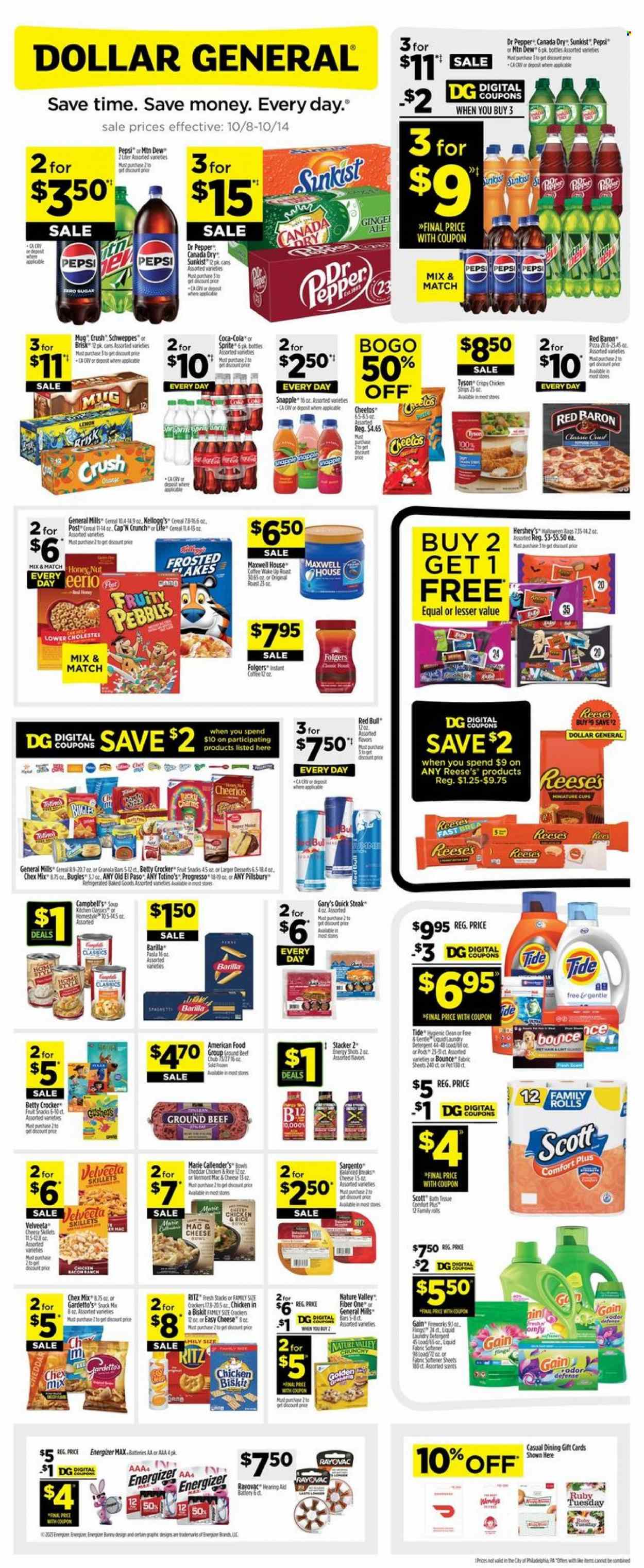 Dollar General ad - 10/08/2023 - 10/14/2023. Page 1