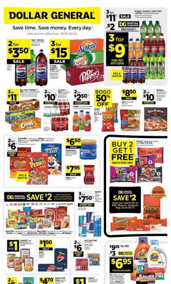 Dollar General Flyer - 10/08/2023 - 10/14/2023.