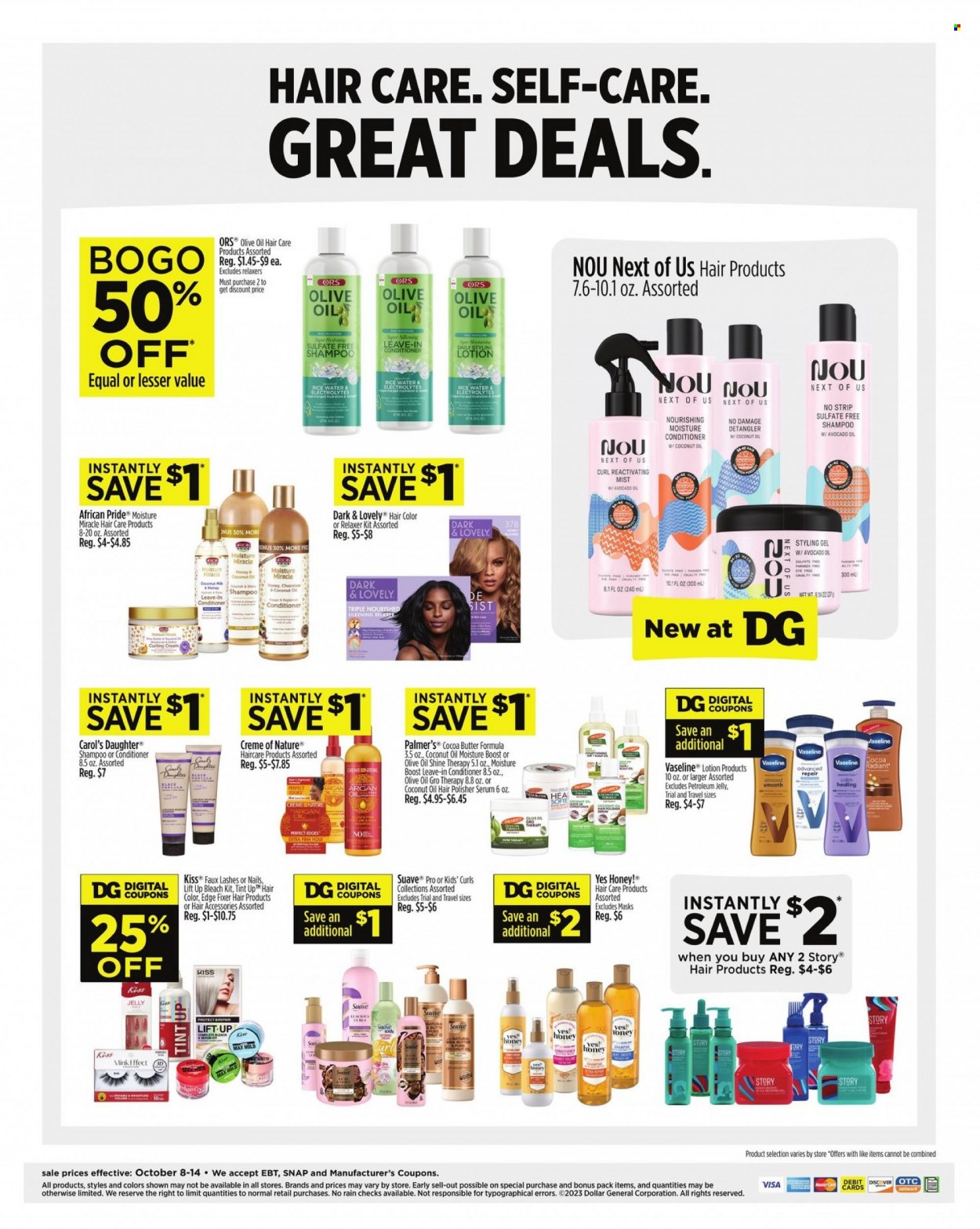 Dollar General ad - 10/08/2023 - 10/14/2023. Page 1