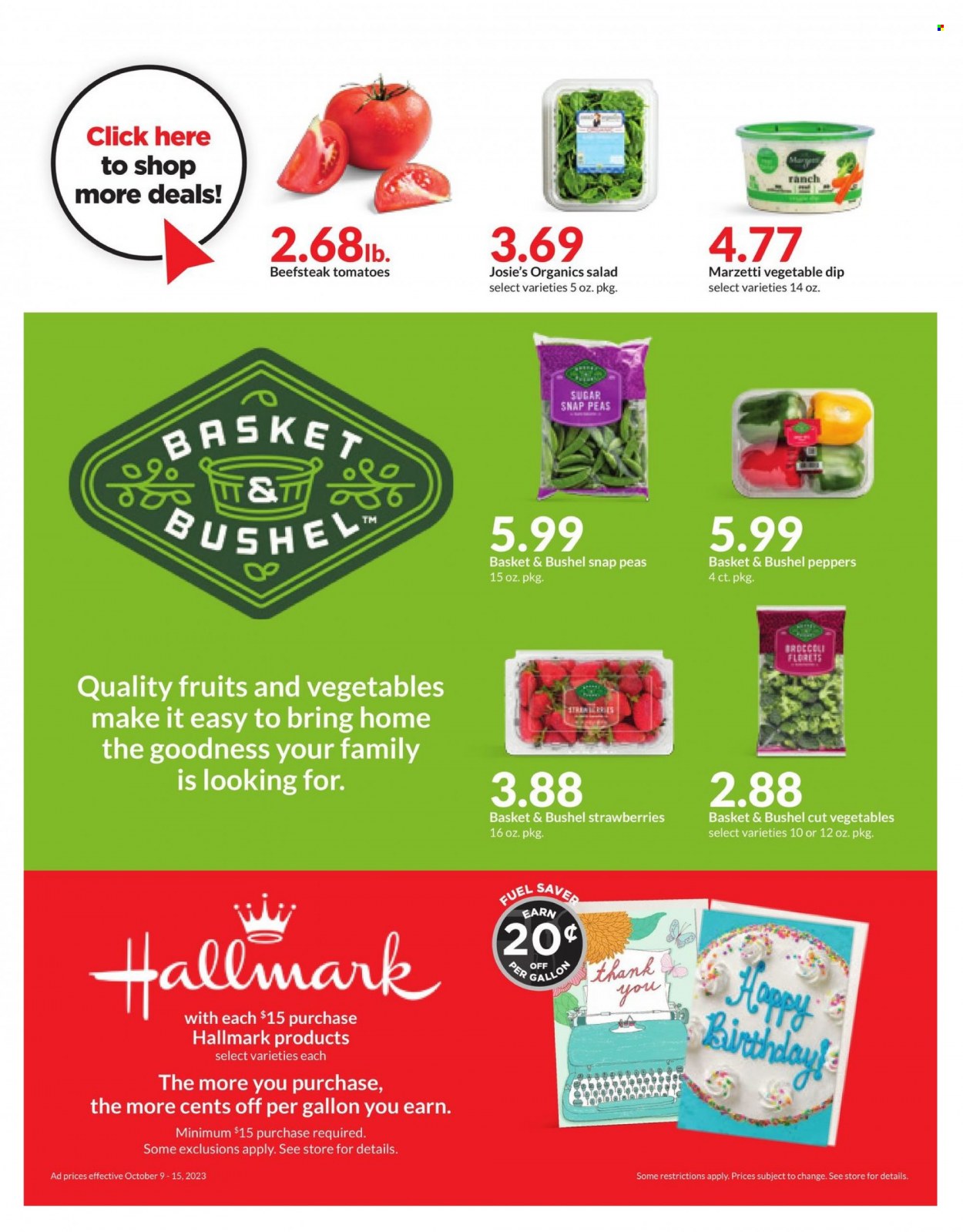 Hy-Vee ad - 10/09/2023 - 10/15/2023. Page 10