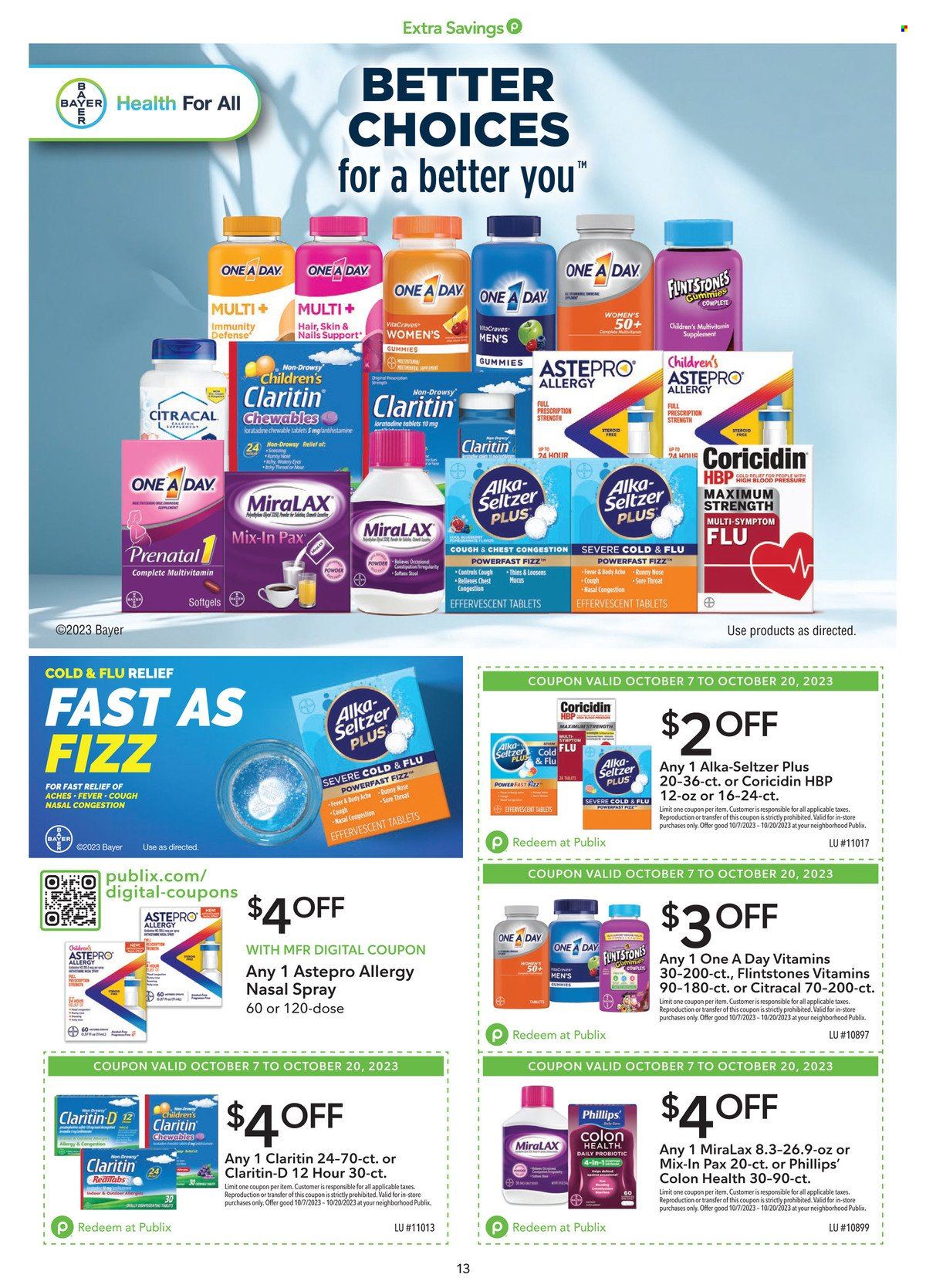 Publix ad - 10/07/2023 - 10/20/2023. Page 13
