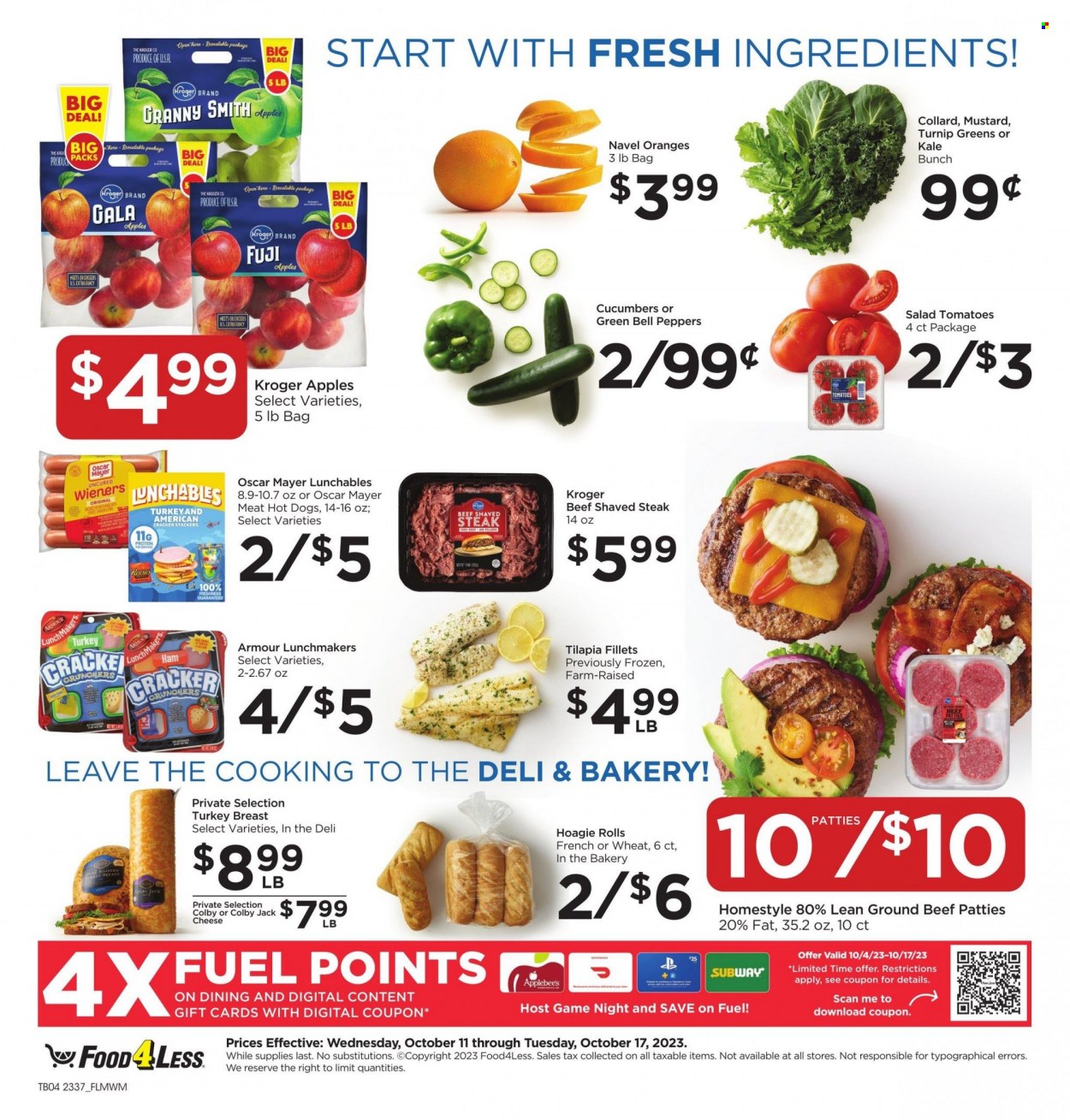 Food 4 Less ad - 10/11/2023 - 10/17/2023. Page 5