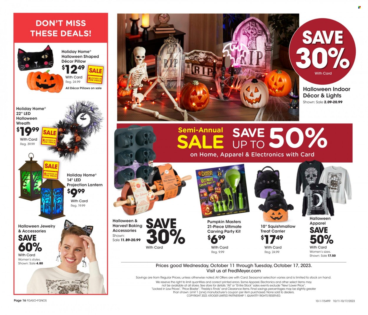 Fred Meyer ad - 10/11/2023 - 10/17/2023. Page 16