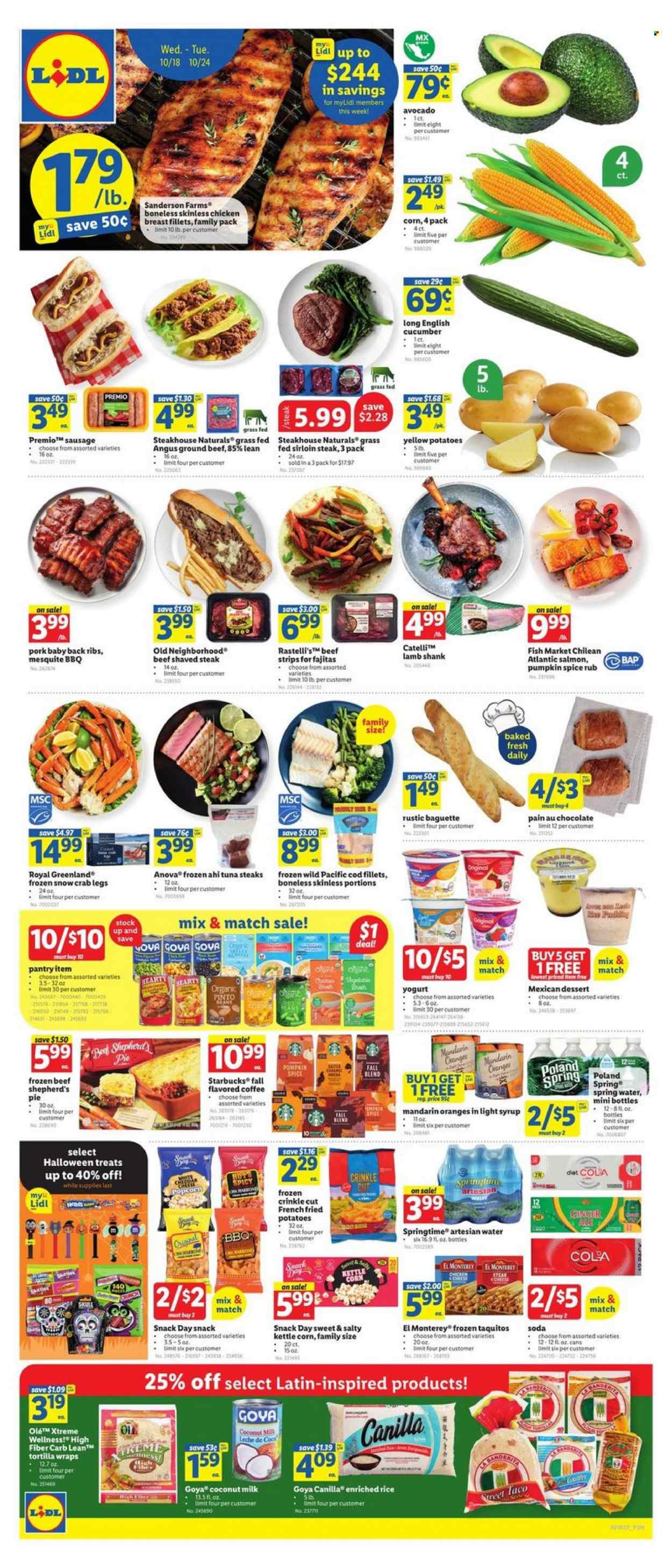 Lidl ad - 10/18/2023 - 10/24/2023. Page 1