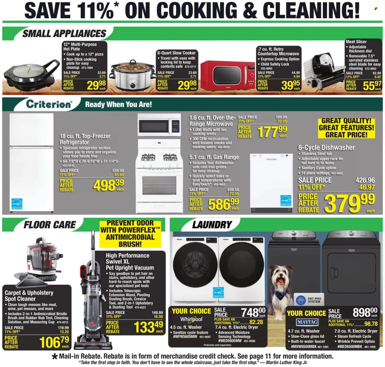 Menards ad - 10/12/2023 - 10/22/2023. Page 17