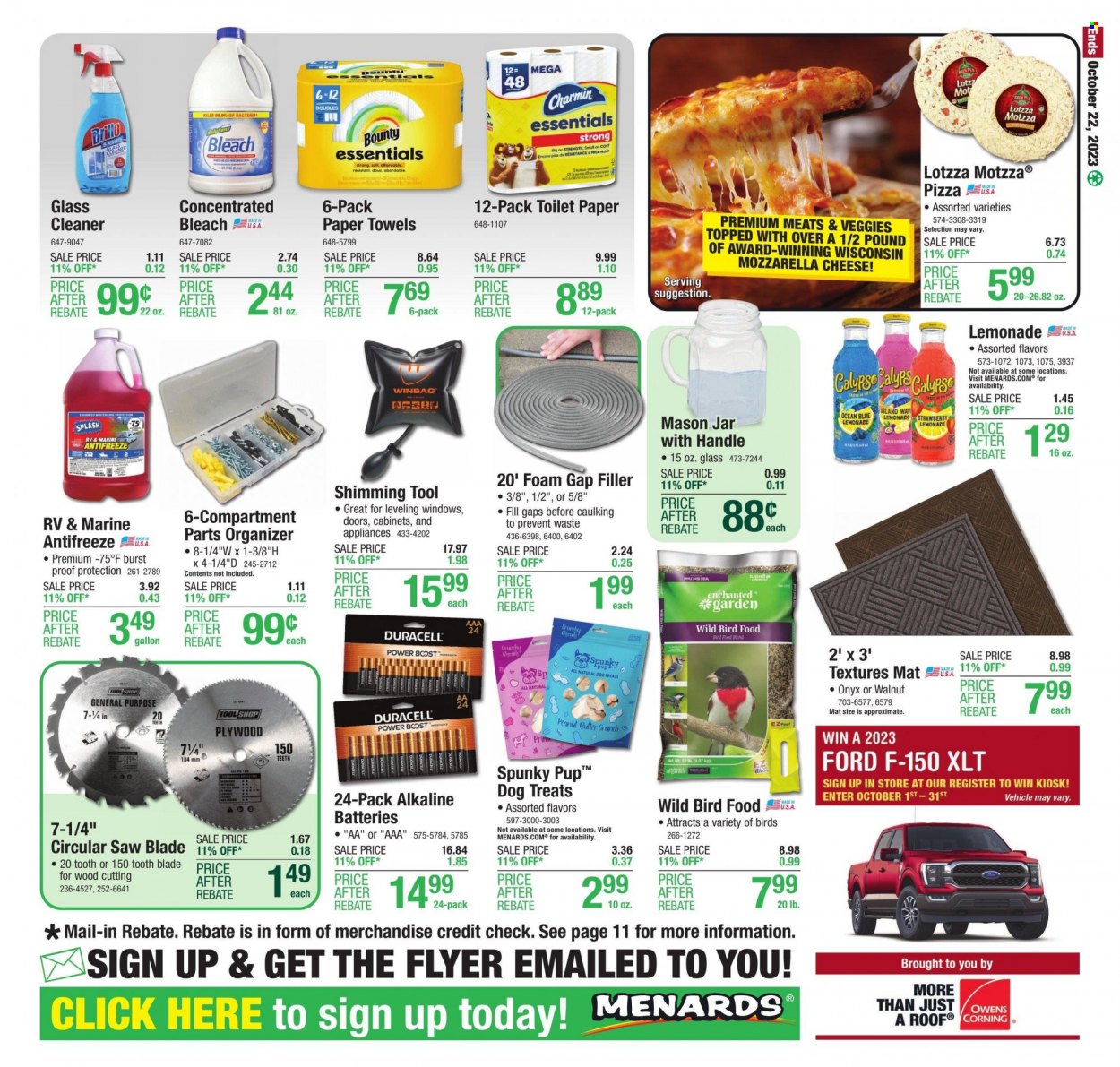 Menards ad - 10/12/2023 - 10/22/2023. Page 21