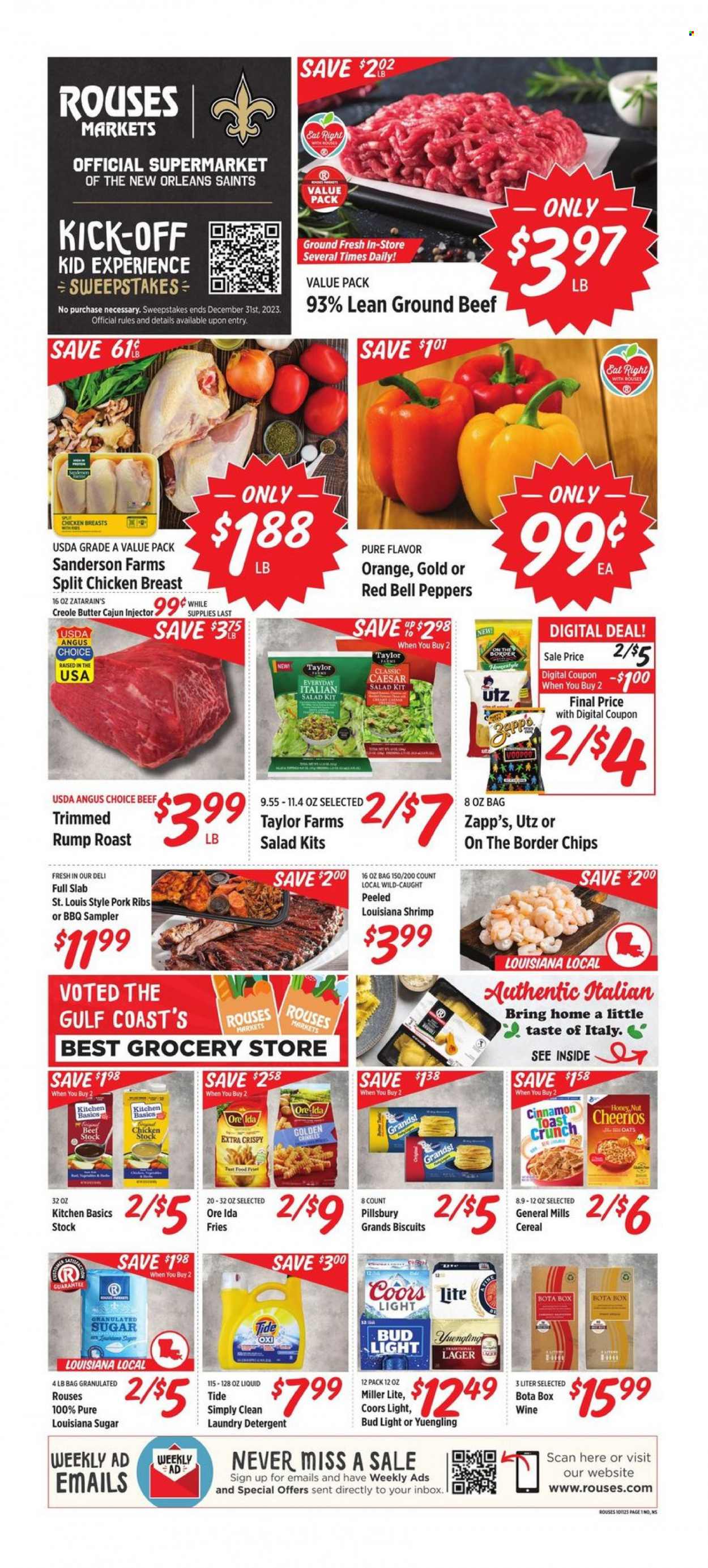 Rouses Markets ad - 10/11/2023 - 10/18/2023. Page 1