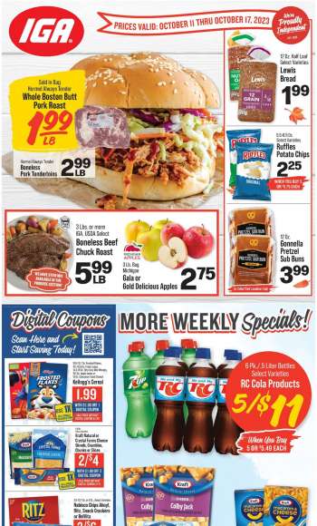 IGA Flyer - 10/11/2023 - 10/17/2023.