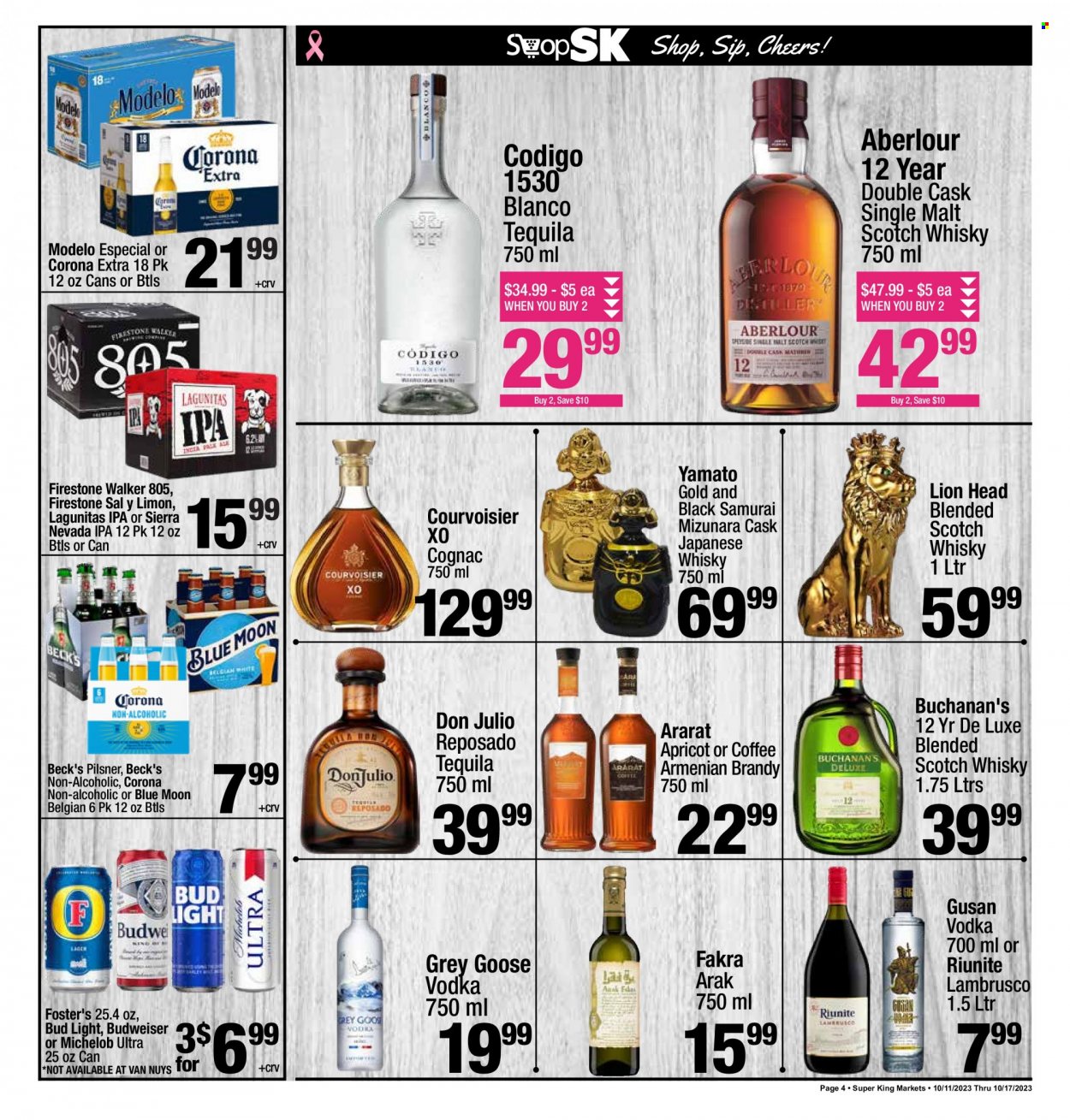 Super King Markets ad - 10/11/2023 - 10/17/2023. Page 4