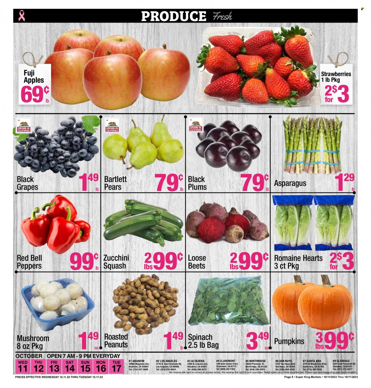 Super King Markets ad - 10/11/2023 - 10/17/2023. Page 8
