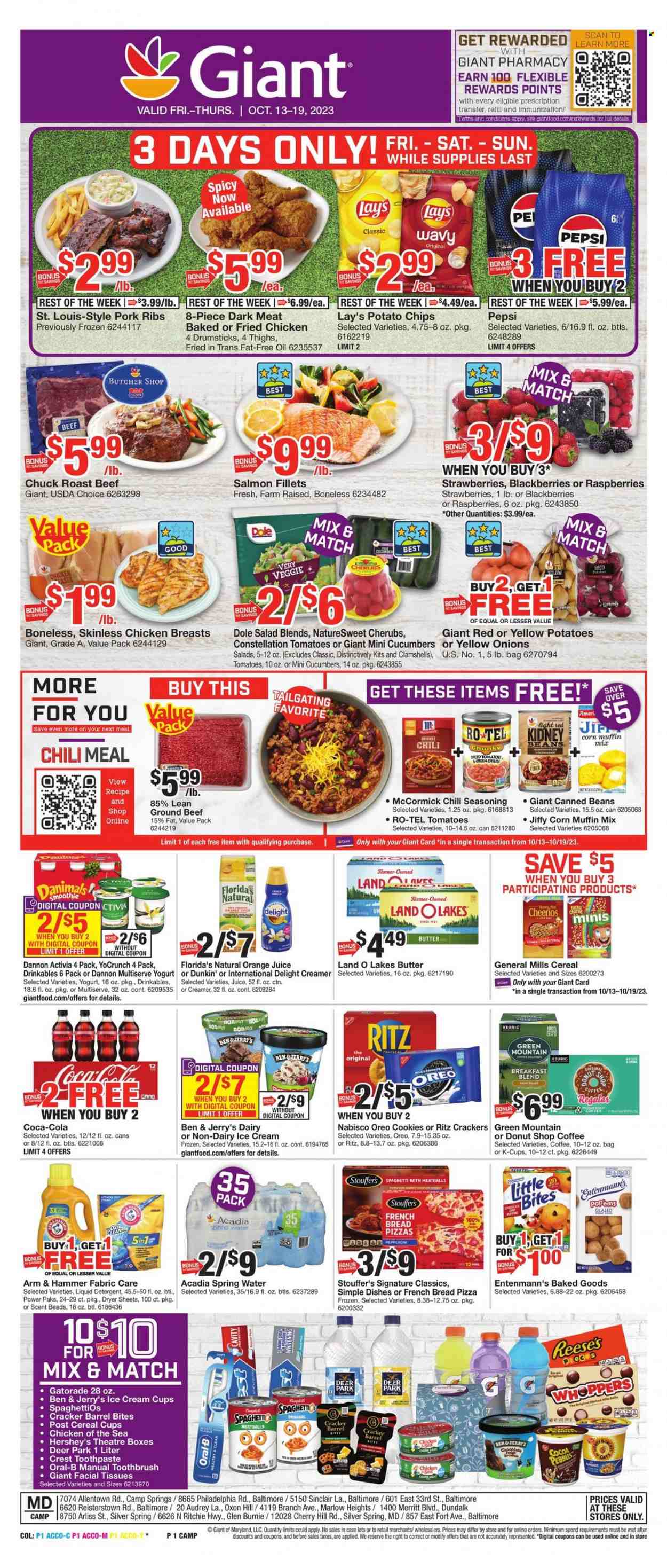 Giant Food ad - 10/13/2023 - 10/19/2023. Page 1