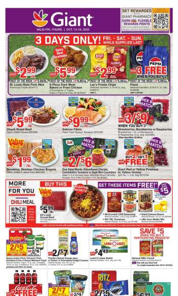 Giant Food Flyer - 10/13/2023 - 10/19/2023.