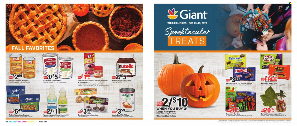 Giant Food ad - 10/13/2023 - 10/19/2023. Page 15