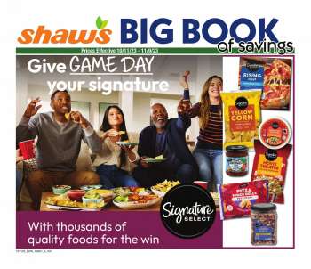 Shaw’s Flyer - 10/11/2023 - 11/09/2023.