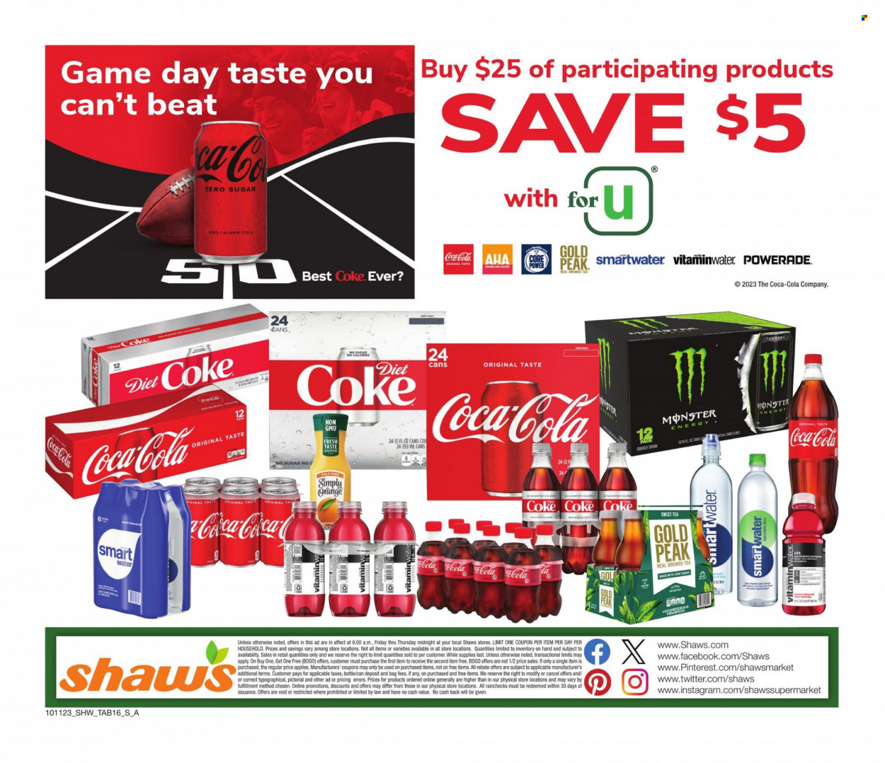 Shaw’s ad - 10/11/2023 - 11/09/2023. Page 16