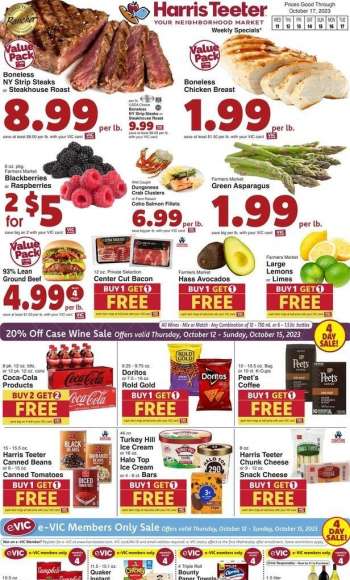 Harris Teeter Flyer - 10/11/2023 - 10/17/2023.