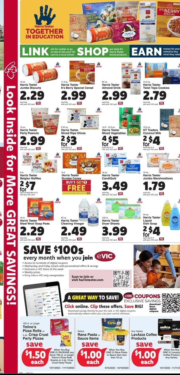 Harris Teeter ad - 10/11/2023 - 10/17/2023. Page 7