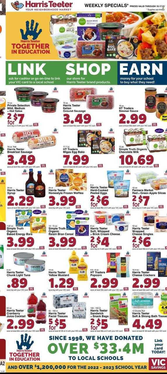 Harris Teeter ad - 10/11/2023 - 10/17/2023. Page 11