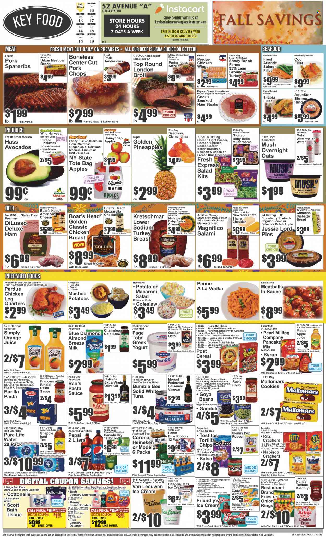 Key Food ad - 10/13/2023 - 10/19/2023. Page 1