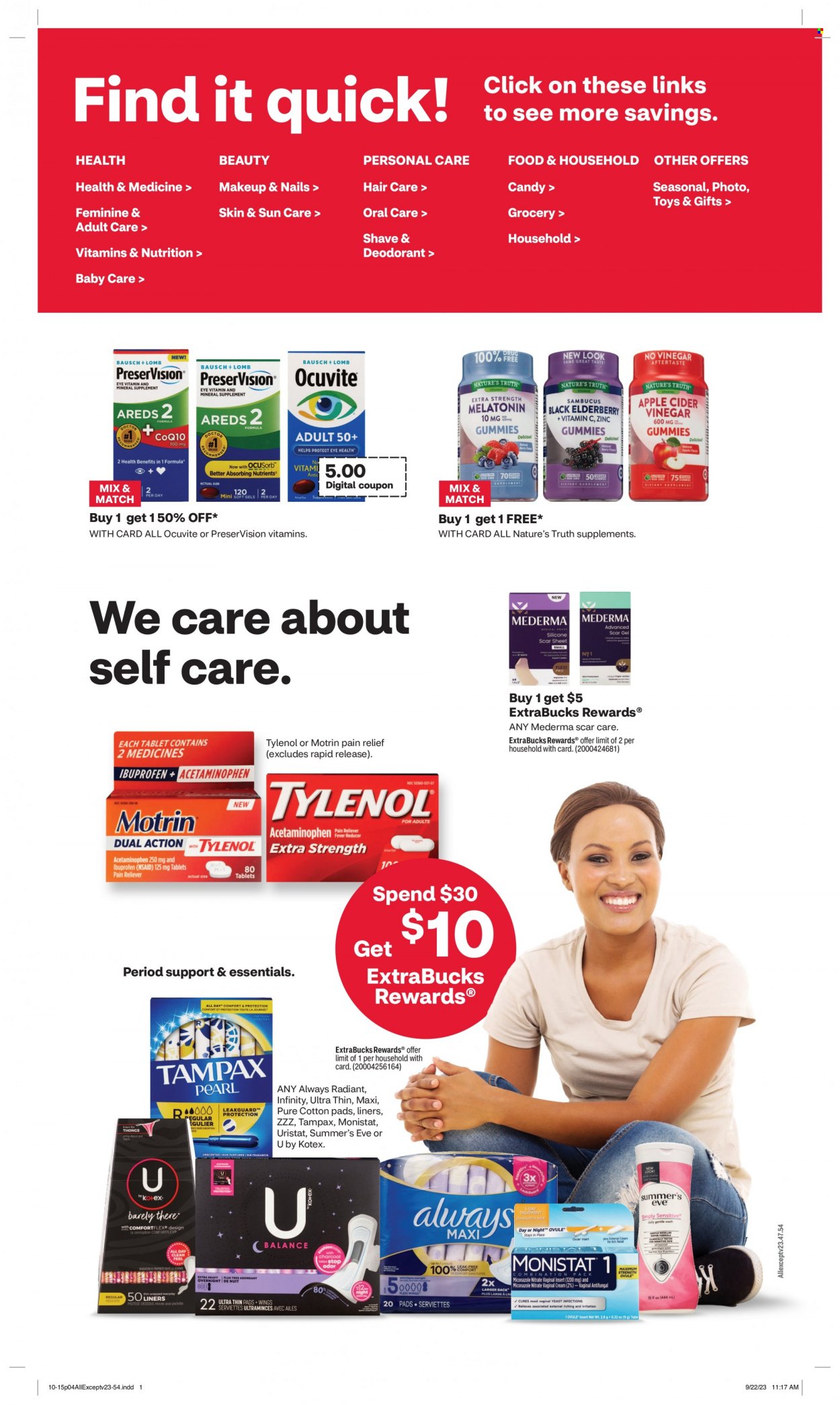 CVS Pharmacy ad - 10/15/2023 - 10/21/2023. Page 4