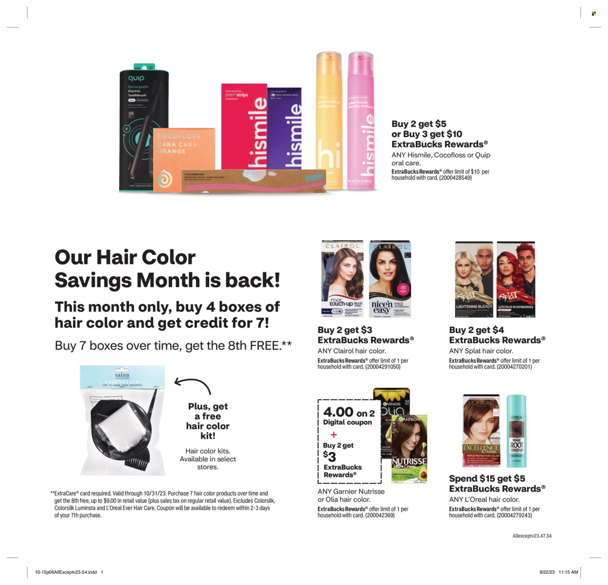 CVS Pharmacy ad - 10/15/2023 - 10/21/2023. Page 6