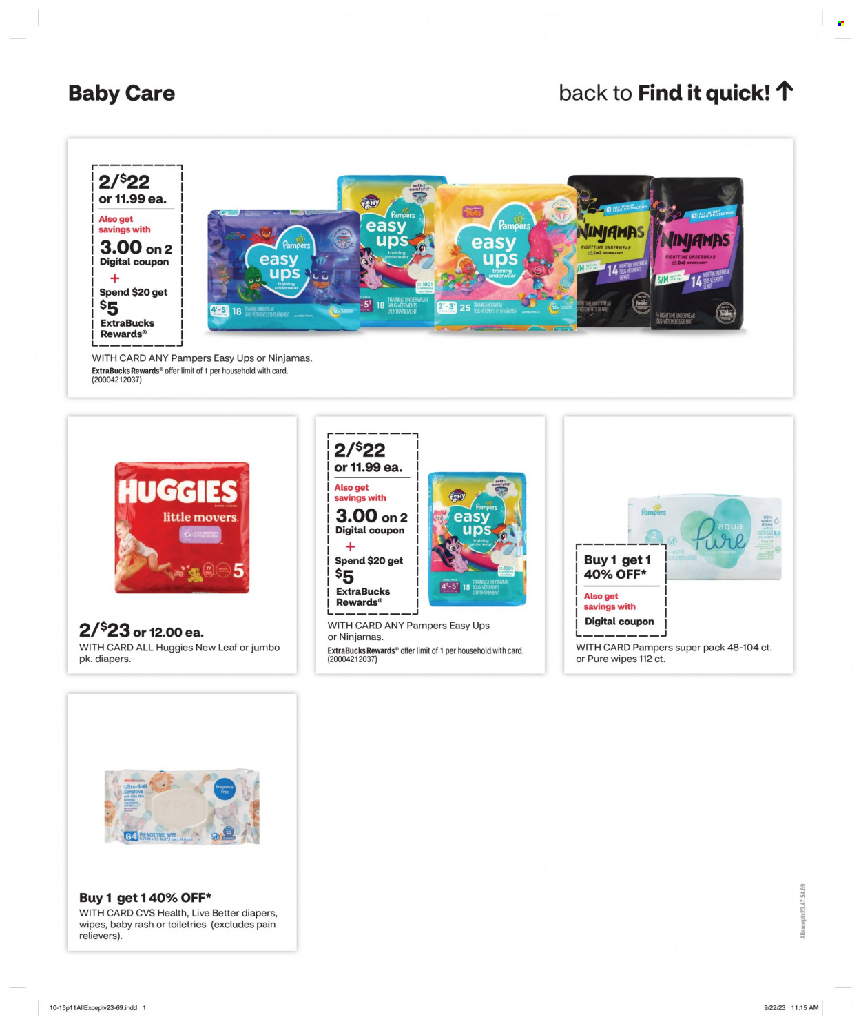 CVS Pharmacy ad - 10/15/2023 - 10/21/2023. Page 12