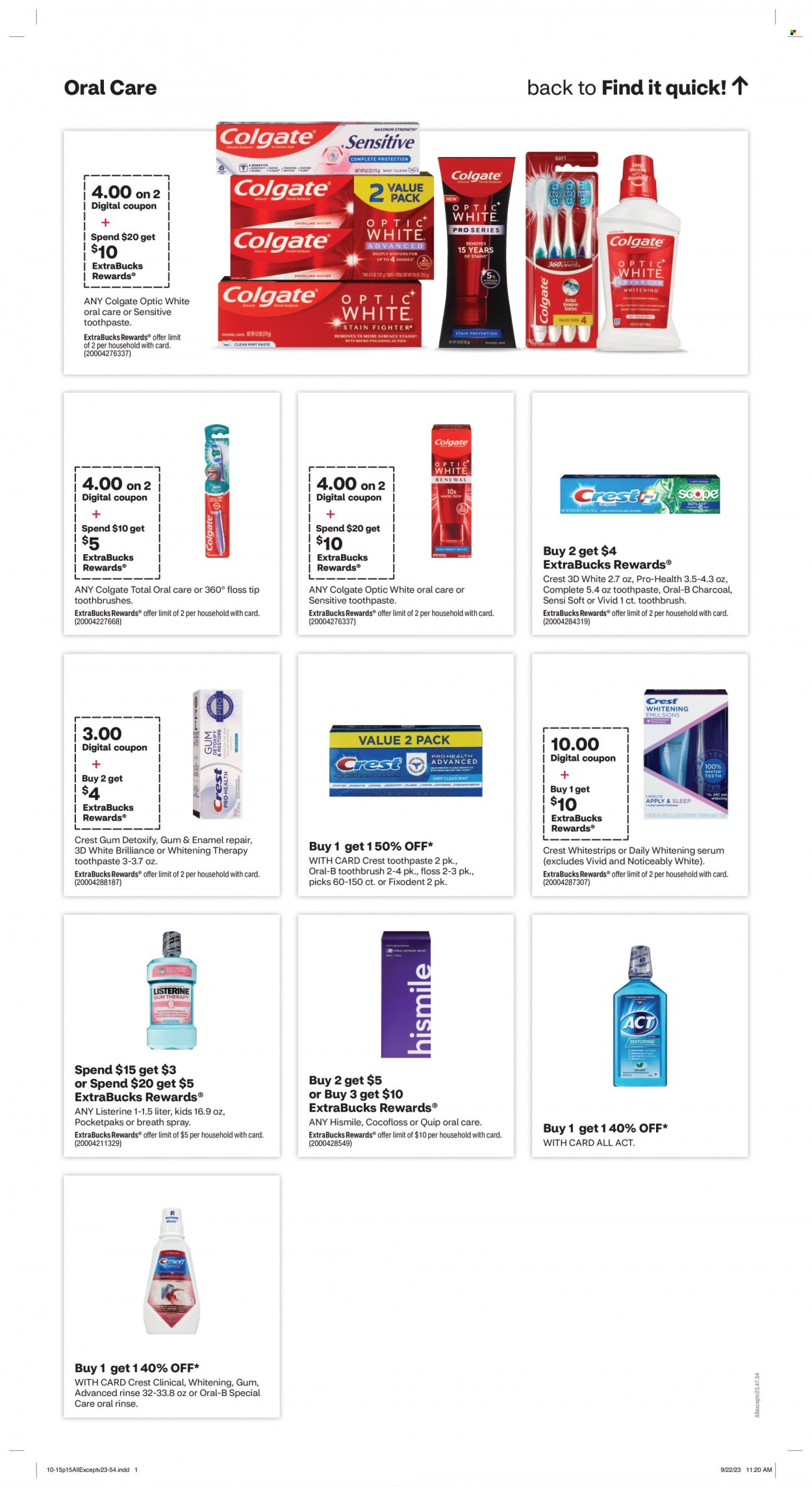 CVS Pharmacy ad - 10/15/2023 - 10/21/2023. Page 16
