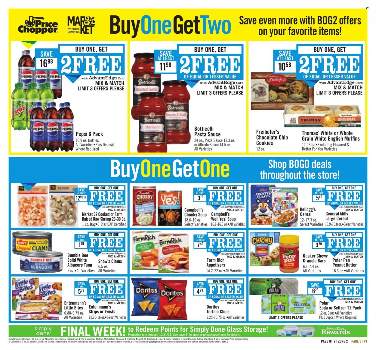 Price Chopper ad - 10/15/2023 - 10/21/2023. Page 1
