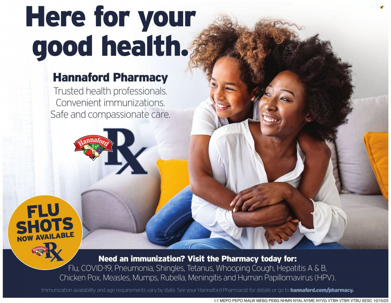 Hannaford ad - 10/15/2023 - 10/21/2023. Page 18