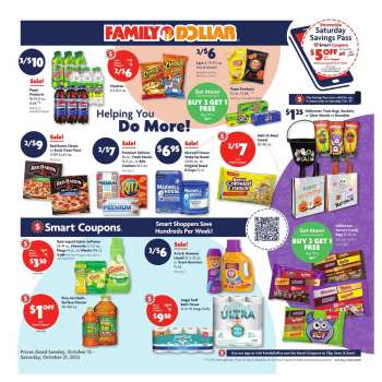 Family Dollar Flyer - 10/15/2023 - 10/21/2023.