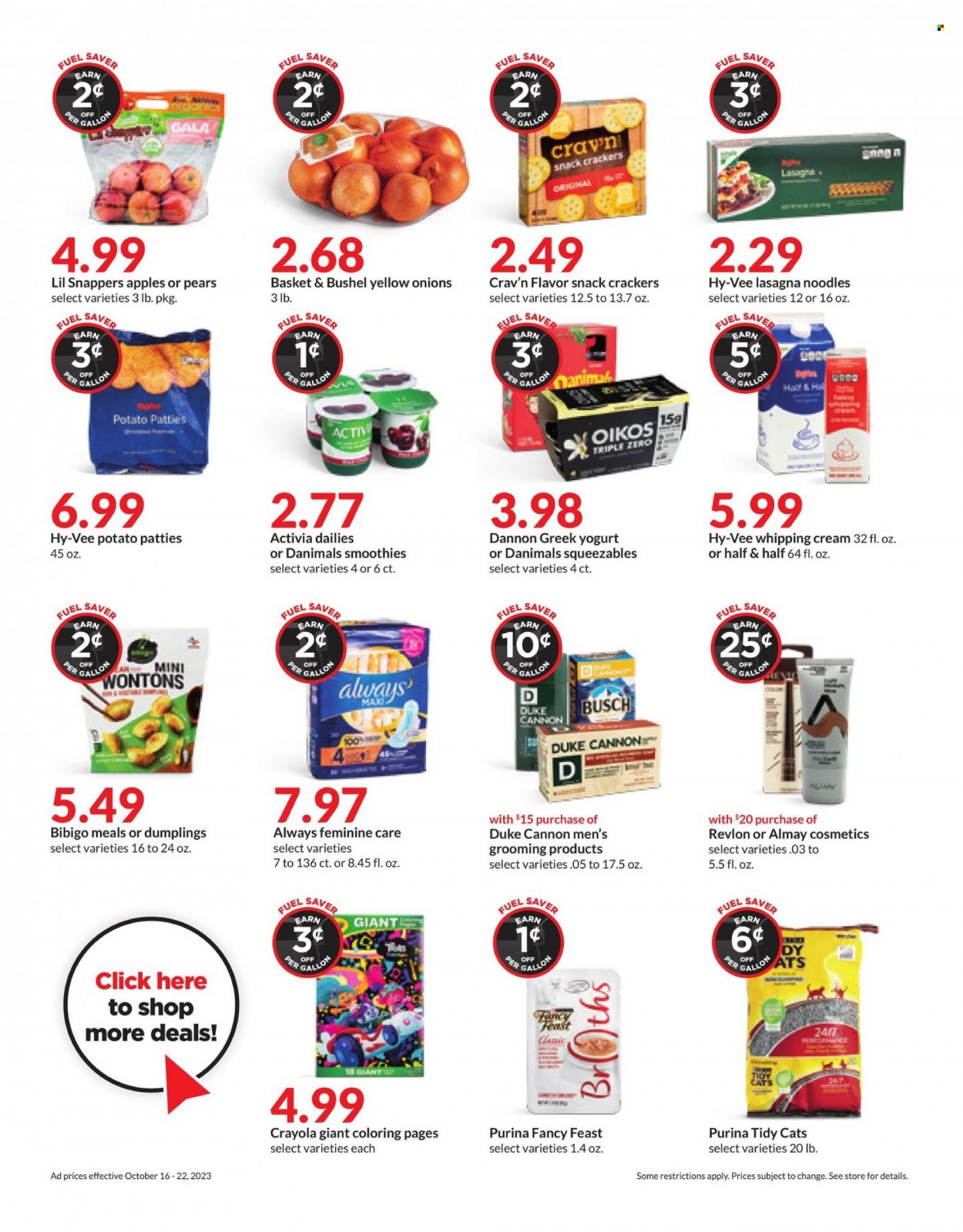 Hy-Vee ad - 10/16/2023 - 10/22/2023. Page 6